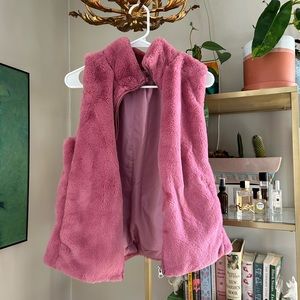 J Crew Faux Fur Vest